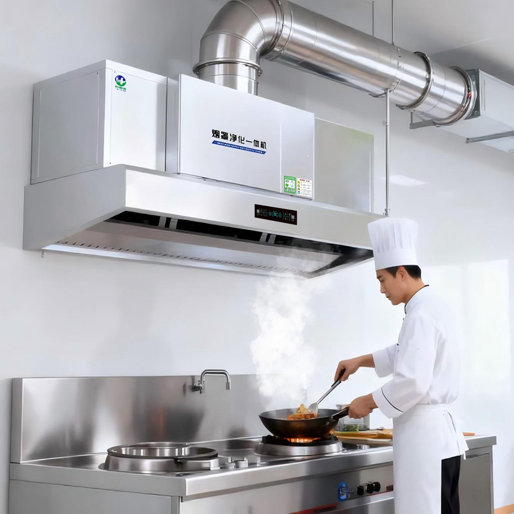 Commercial Kitchen Hood Design - Penghisap Asap Dapur Komersial Pintar Desain