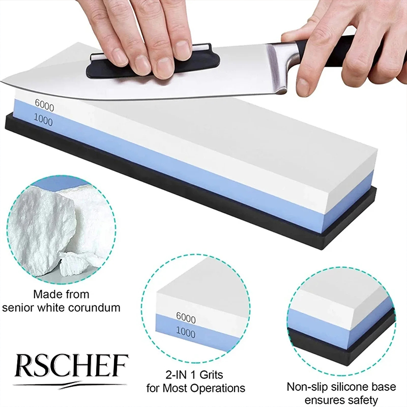 Commercial Kitchen Knives - Batu Asahan Batu Asah Profesional Pengasah