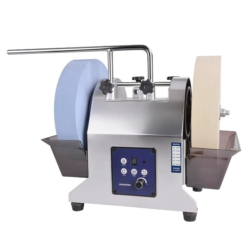 Commercial Kitchen Grinder - Pengasah Pisau Listrik Roda Ganda, Mesin