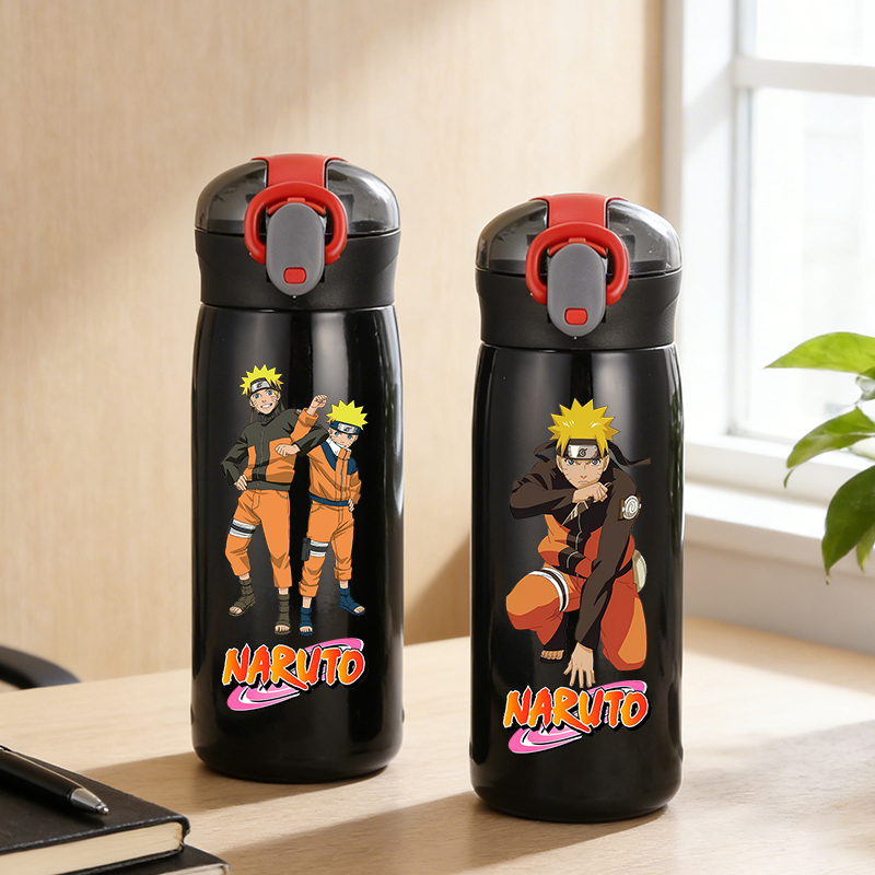 Commercial Kitchen Kettle - 460ML Cangkir Termos Naruto Boy Cangkir