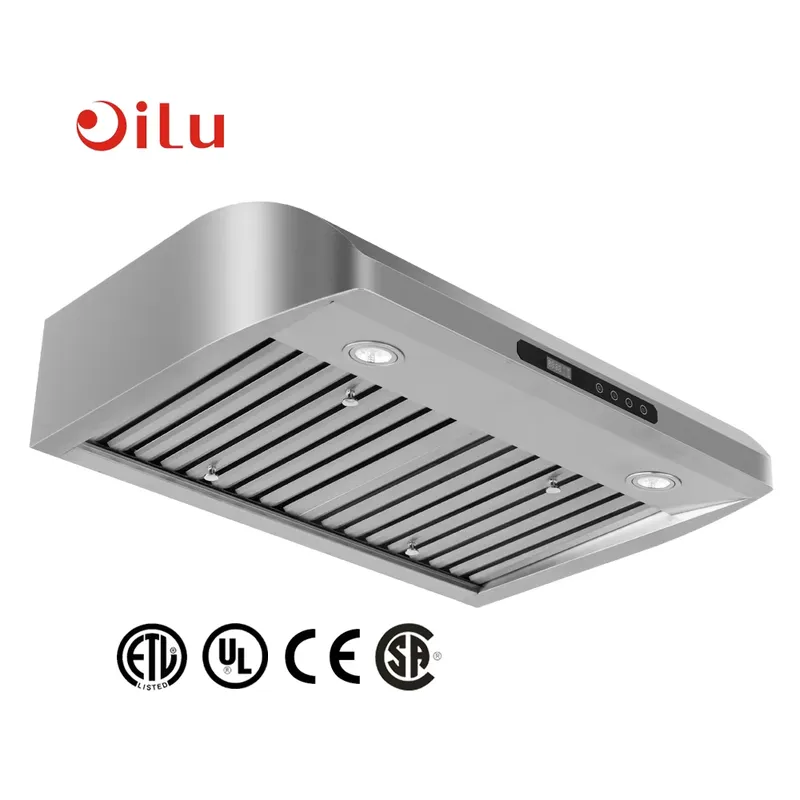 Commercial Kitchen Hood Design - Hood Kompor Listrik Stainless Steel Komersial