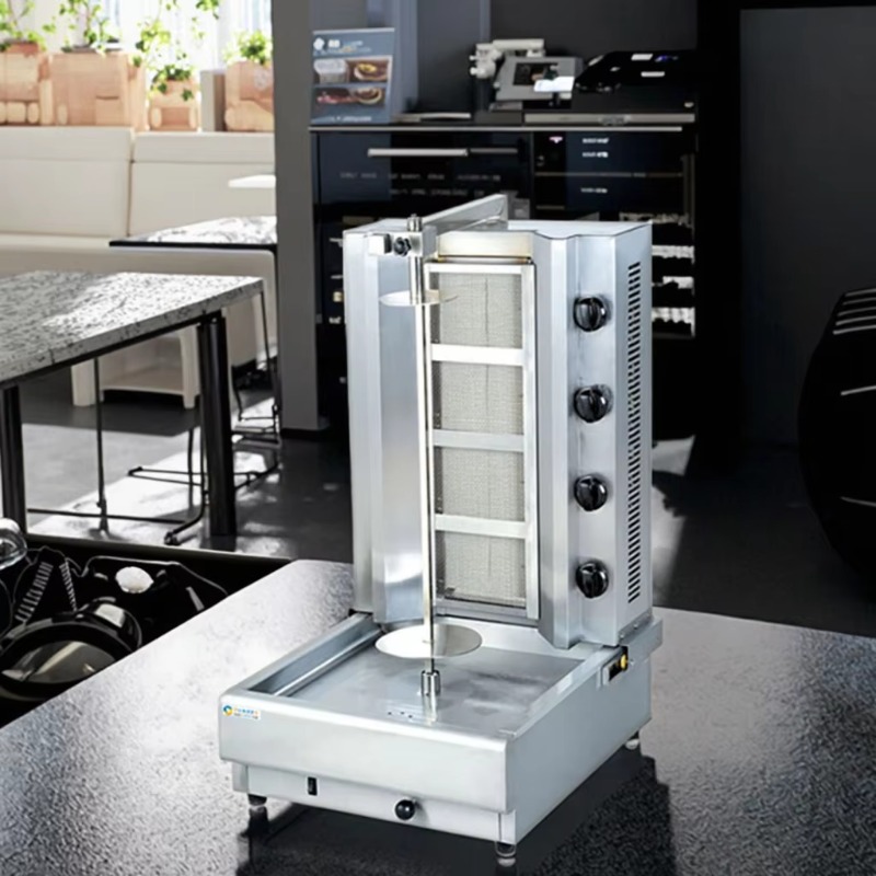 Commercial Kitchen Grill - Mesin Shawarma 4 Tungku, Mesin Panggang
