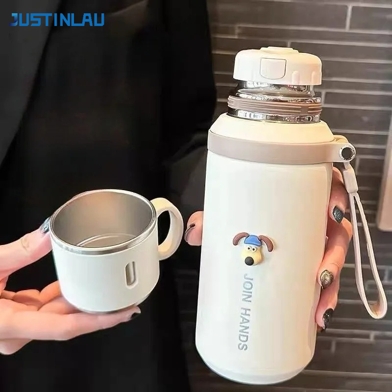 Commercial Kitchen Kettle - JUSTINLAU 600/800ML Termos Cangkir Dapur Vacuum