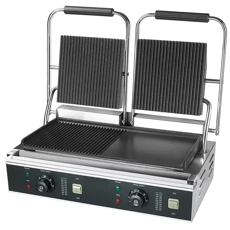 Commercial Kitchen Grill - Peralatan Dapur Komersial Double Panini Contact