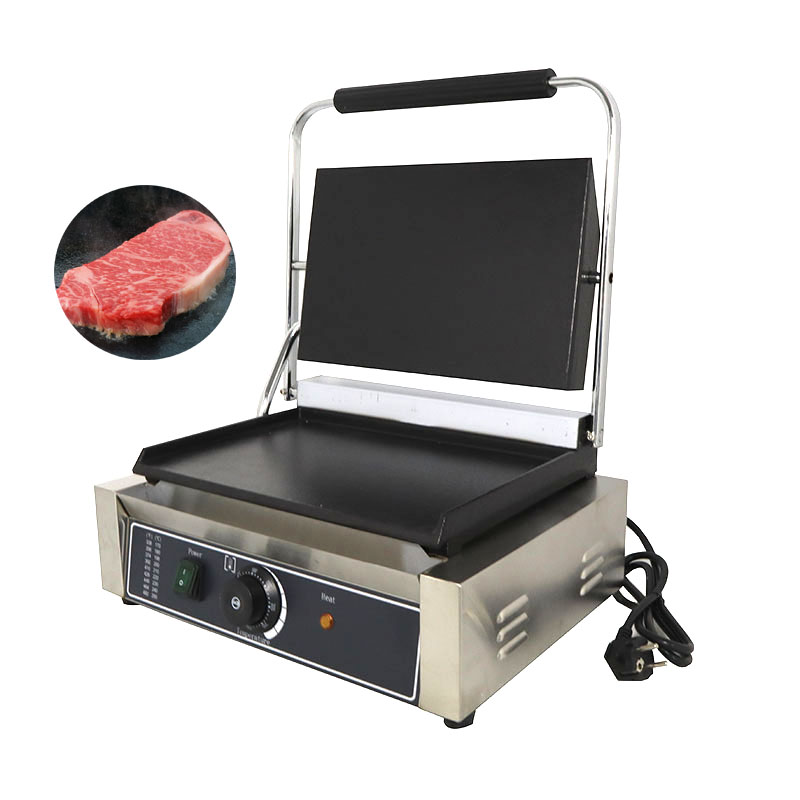 Sandwich Press Panini - Mesin Pembuat Panini/Panggangan Kontak Listrik Komersial