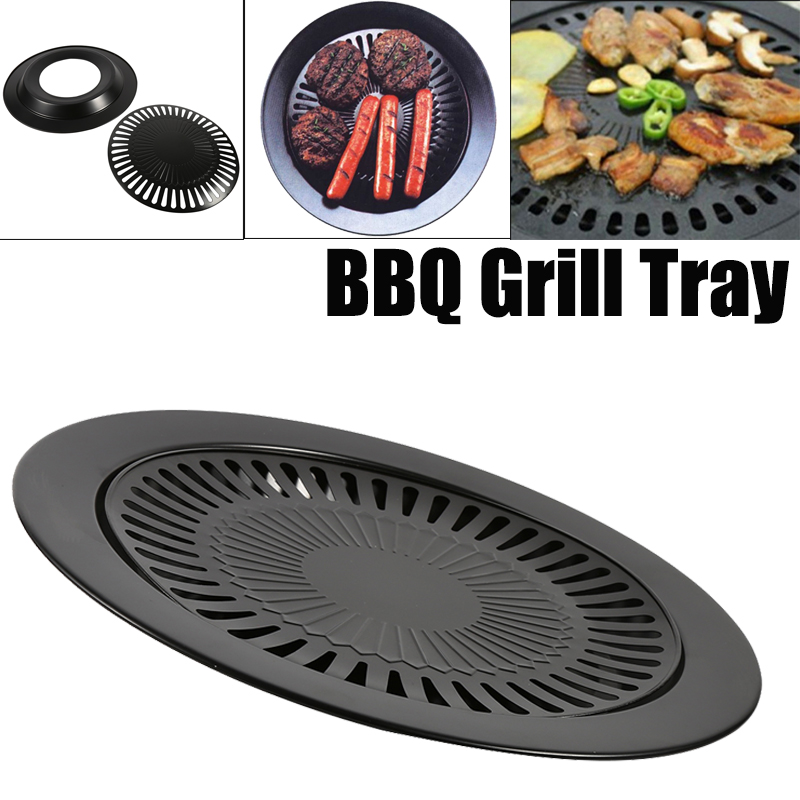 Commercial Kitchen Grill - Panci Pemanggang Barbekyu Tanpa Asap Gas
