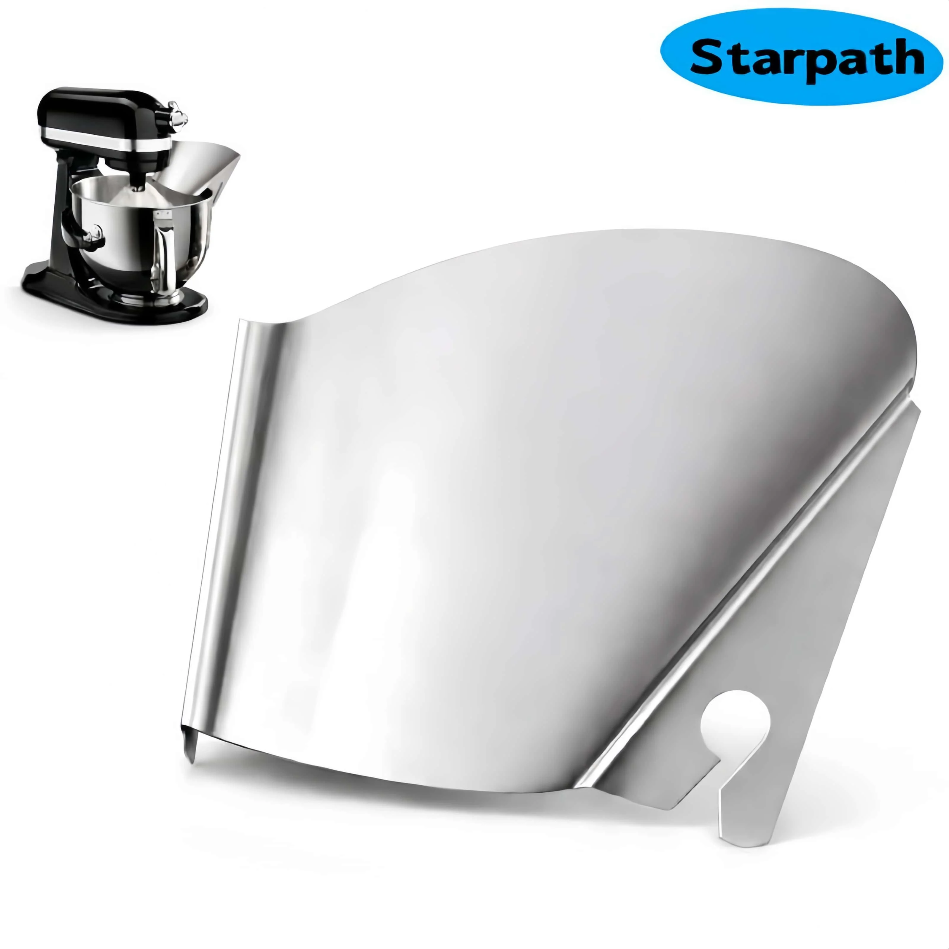 Commercial Kitchen Aid Mixer - Pelindung Tuang dari Baja Tahan Karat