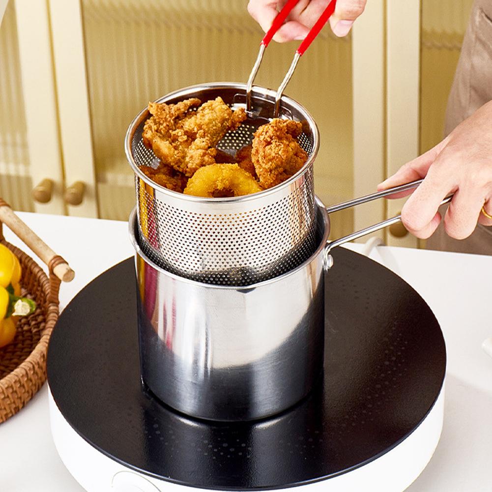 Commercial Kitchen Appliance - Panci Penggorengan Stainless Steel Dengan Keranjang