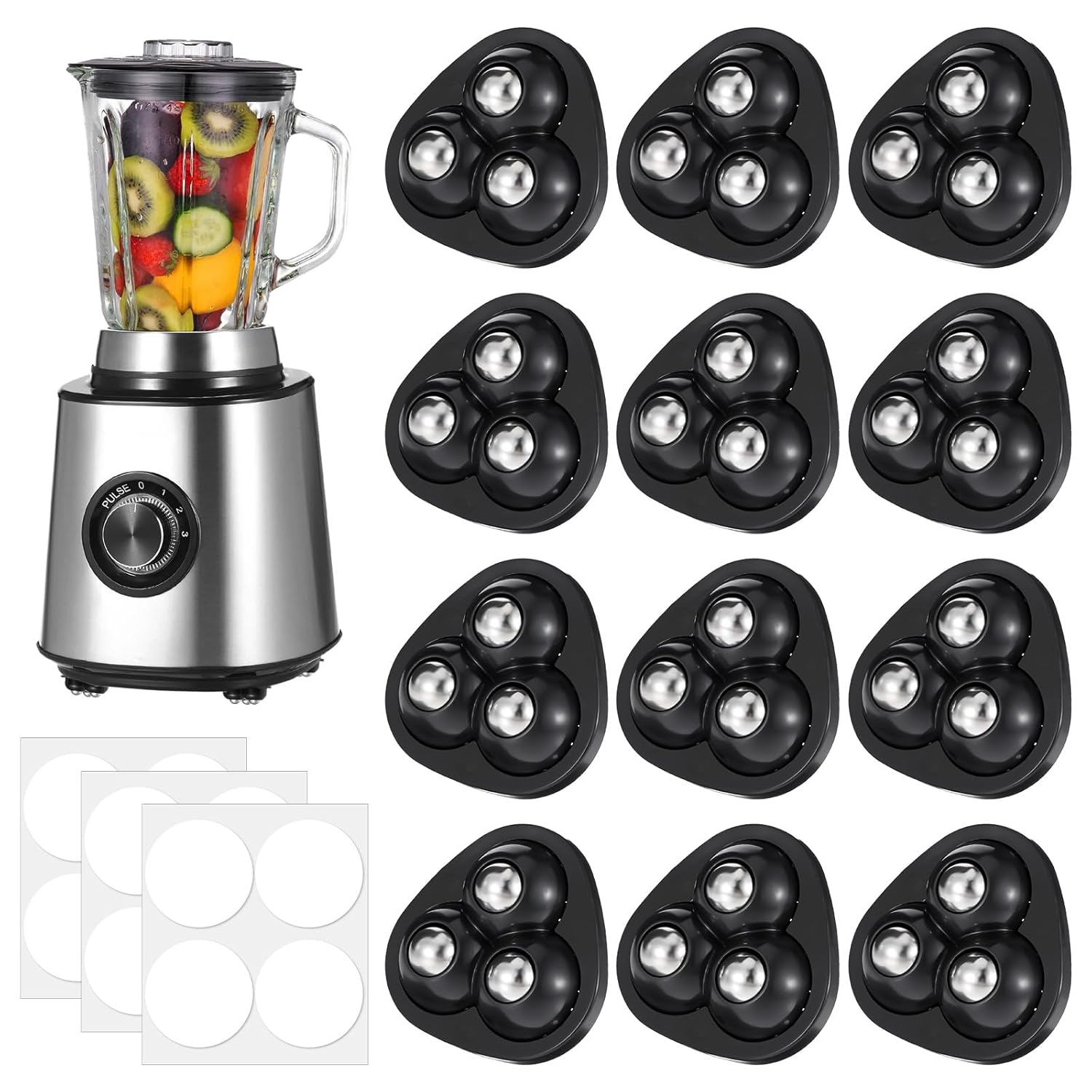 Commercial Kitchen Warmer - 360 ° Penggeser Peralatan Dapur Beroda,