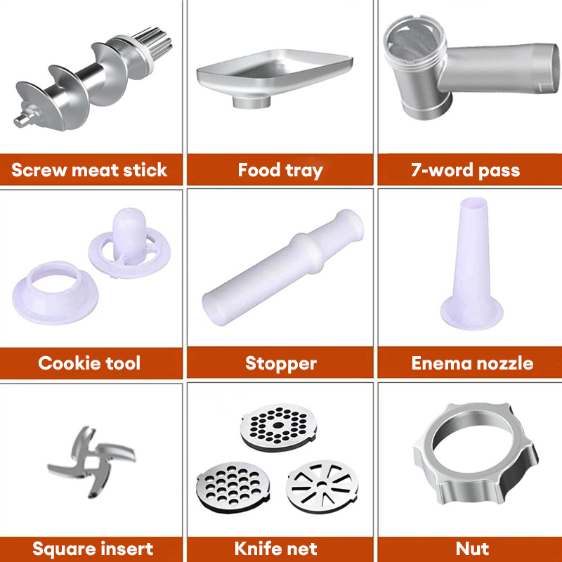 Penggiling daging, sosis Stuff - Commercial Kitchen Grinder ulasan dan harga