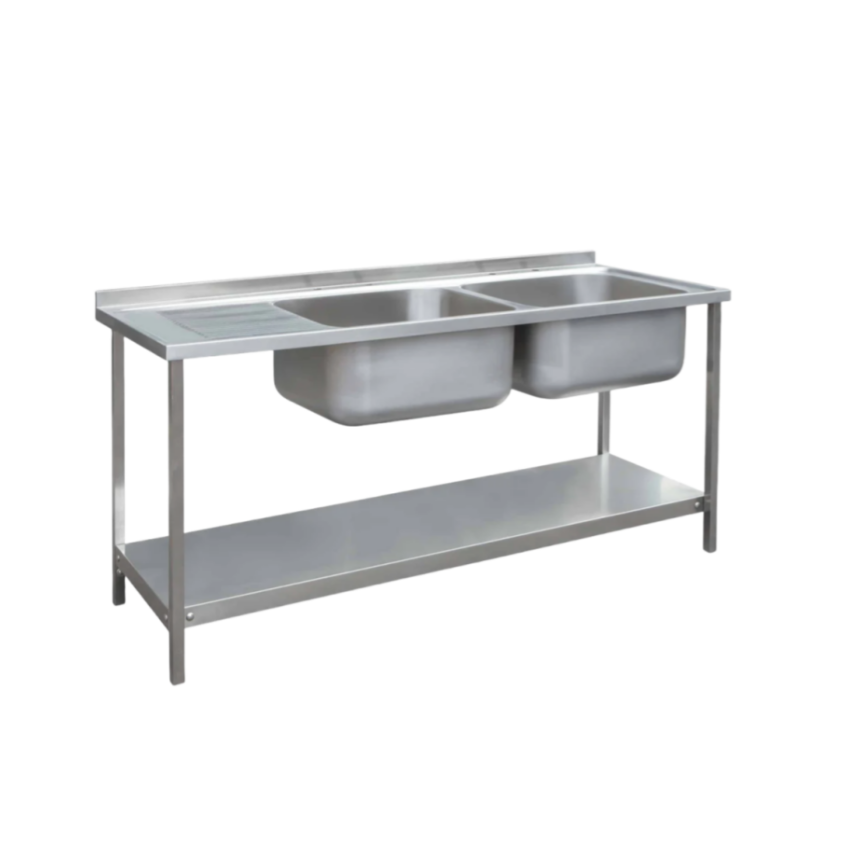 Wastafel Dapur Restoran Komers - Commercial Kitchen Double Sink ulasan dan harga