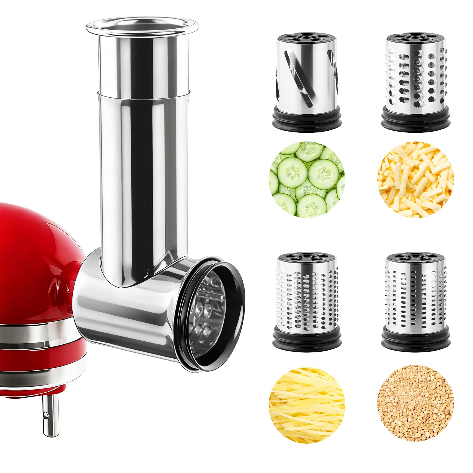 Aksesoris Pemarut Keju dari Ba - Commercial Kitchen Aid Mixer ulasan dan harga