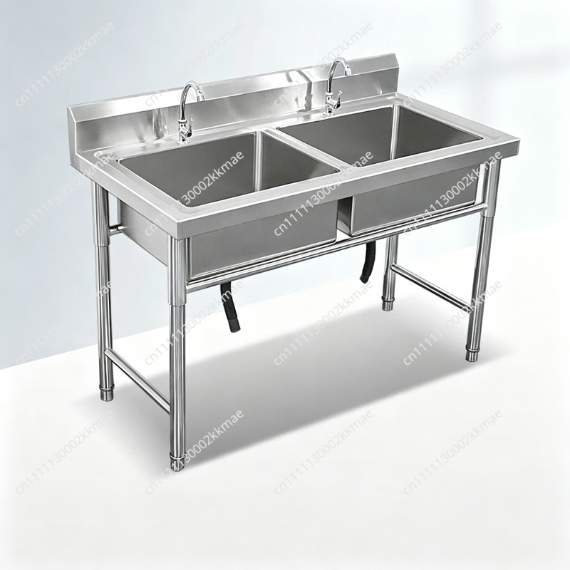 Wastafel Komersial Stainless S - Commercial Kitchen Double Sink ulasan dan harga