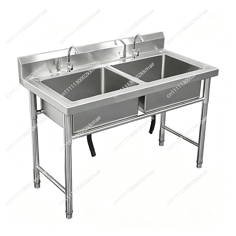 Wastafel Komersial Stainless S - Commercial Kitchen Double Sink ulasan dan harga