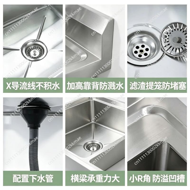 Wastafel Komersial Stainless S - Commercial Kitchen Double Sink ulasan dan harga