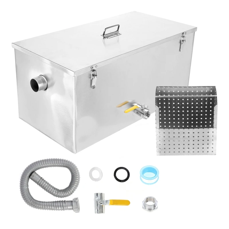 Pemisah Minyak dan Air Stainle - Commercial Kitchen Grease Interceptor ulasan dan harga