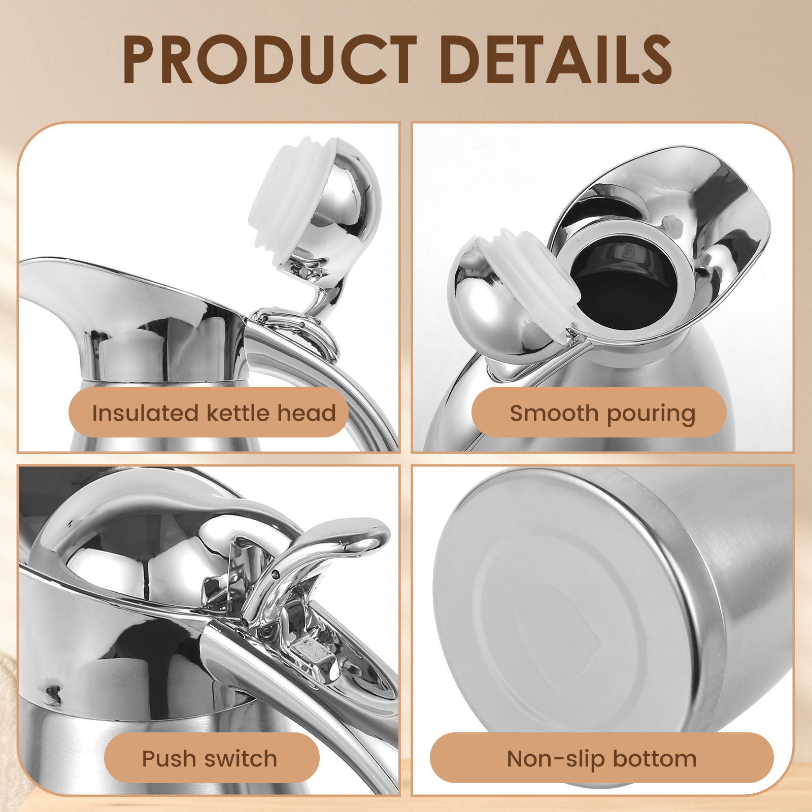 Teko Termal Dapur 2000ml, Jug  - Commercial Kitchen Kettle ulasan dan harga