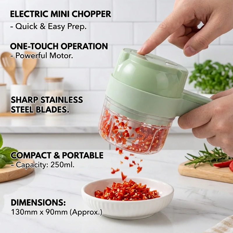 Set Pemotong Sayur Elektrik Ni - Commercial Kitchen Grinder ulasan dan harga