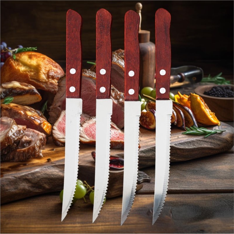 1-20 buah pisau Steak besi tah - Commercial Kitchen Knives ulasan dan harga