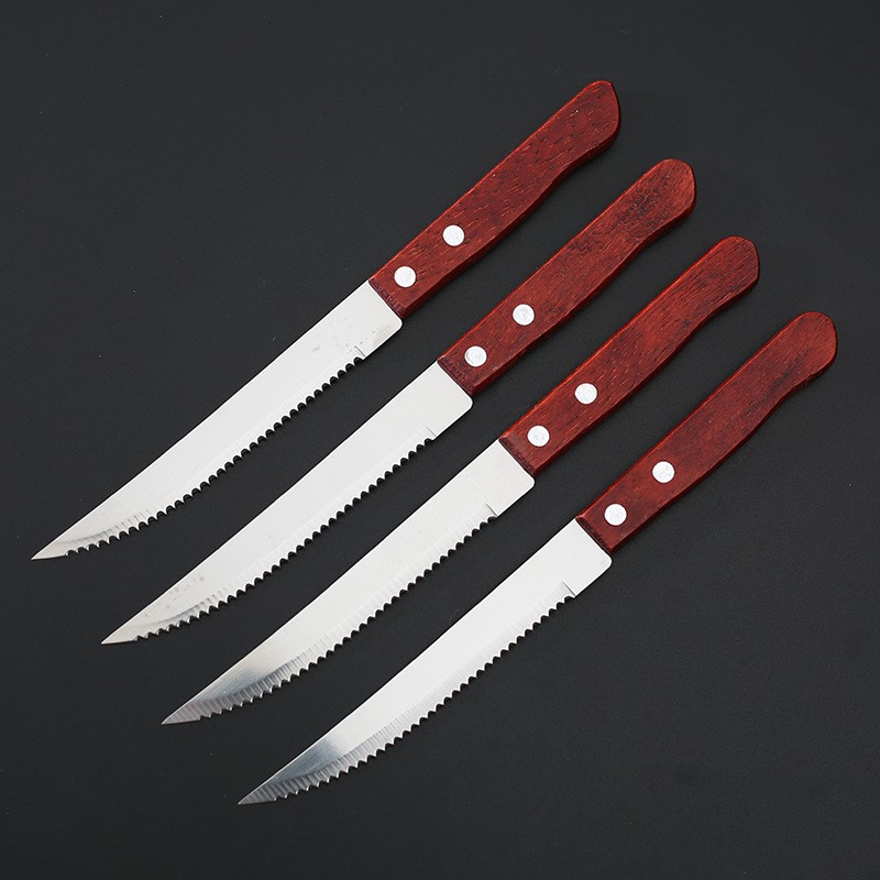 1-20 buah pisau Steak besi tah - Commercial Kitchen Knives ulasan dan harga