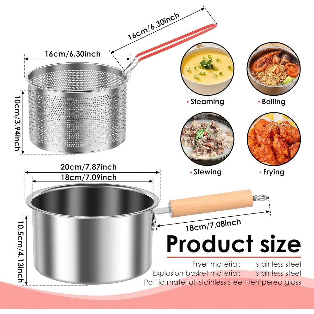 Penggorengan stainless steel 2 - Commercial Kitchen Appliance ulasan dan harga