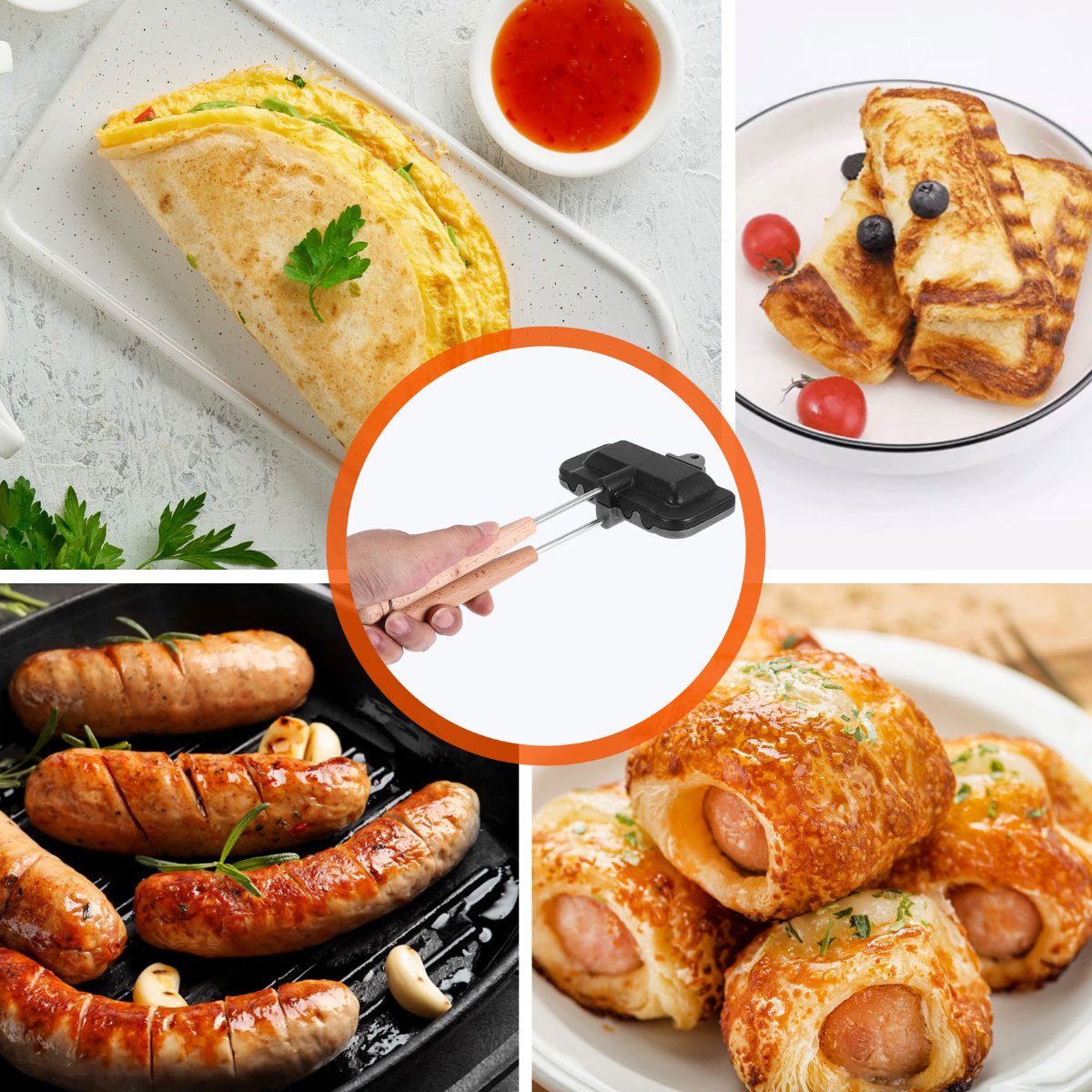 ABUD-Wajan Pemanggang Sandwich - Sandwich Press Panini ulasan dan harga