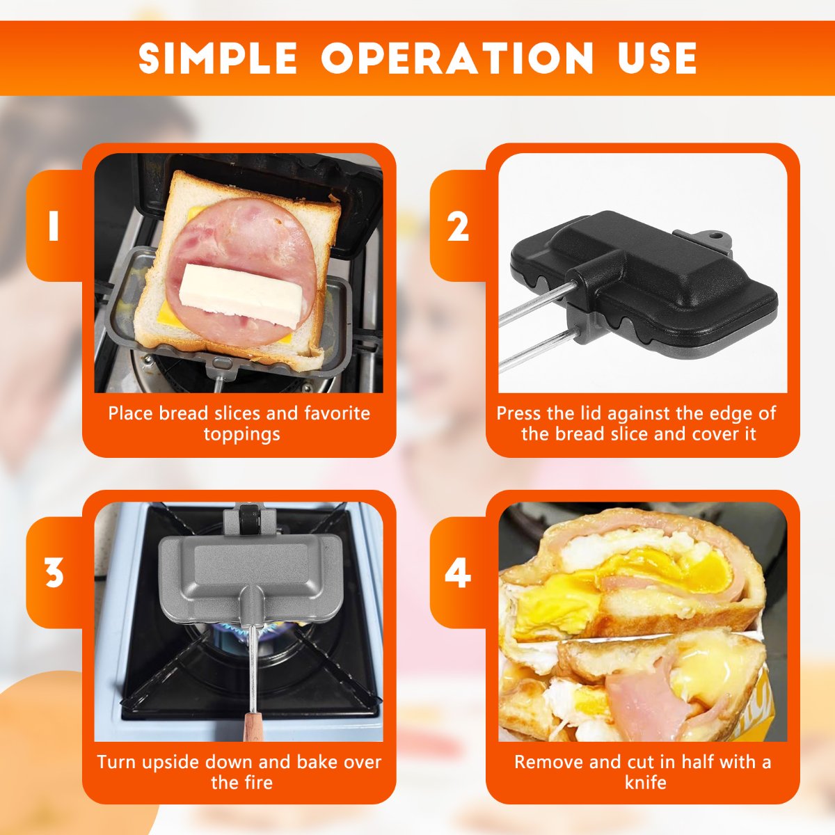 ABUD-Wajan Pemanggang Sandwich - Sandwich Press Panini ulasan dan harga