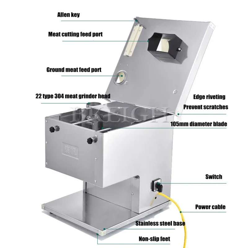Pencacah Daging Stainless Stee - Commercial Kitchen Grinder ulasan dan harga