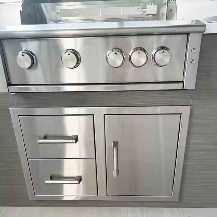 Kualitas Terjamin 2 Modul Laci - Commercial Kitchen Grill ulasan dan harga