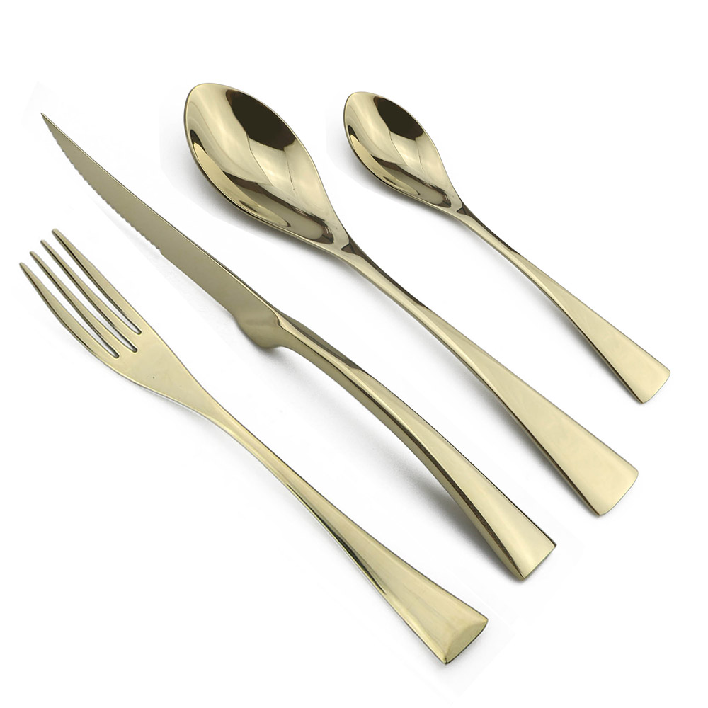 JANKNG 4 Buah Set Sendok Garpu - Commercial Kitchen Knives ulasan dan harga