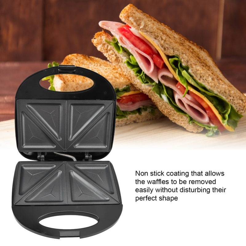 Pembuat Sandwich Listrik 750W, - Sandwich Press Panini ulasan dan harga
