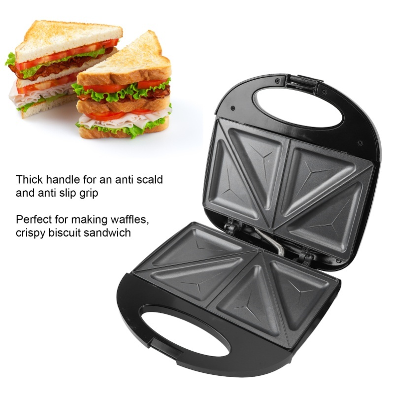 Pembuat Sandwich Listrik 750W, - Sandwich Press Panini ulasan dan harga