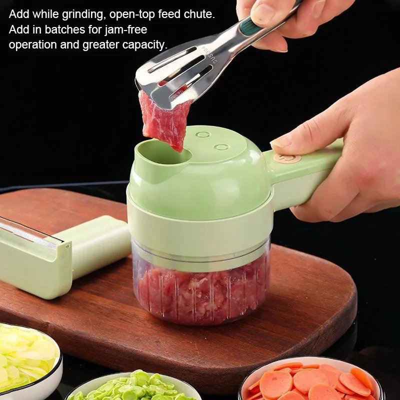 4 IN 1 Pemotong Sayuran Elektr - Commercial Kitchen Grinder ulasan dan harga