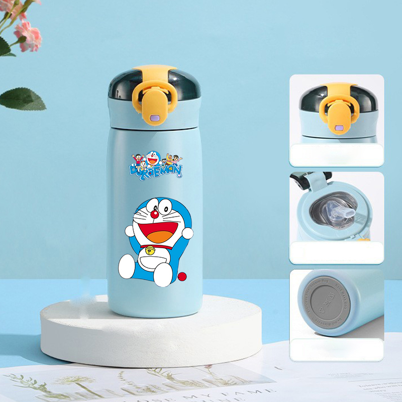 Cangkir Termos Doraemon 460ML  - Commercial Kitchen Kettle ulasan dan harga