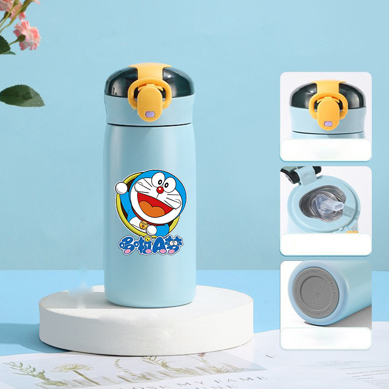 Cangkir Termos Doraemon 460ML  - Commercial Kitchen Kettle ulasan dan harga