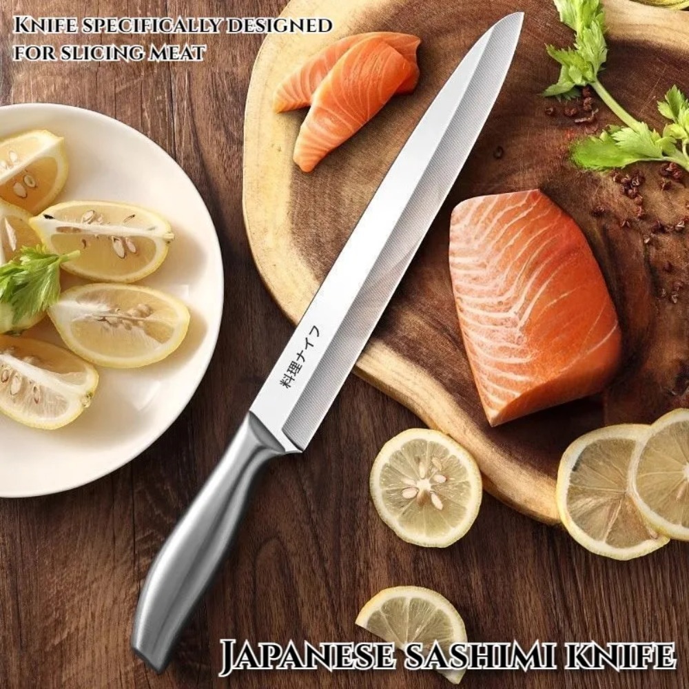 PLYS-Pisau Sashimi Salmon Prof - Commercial Kitchen Knives ulasan dan harga