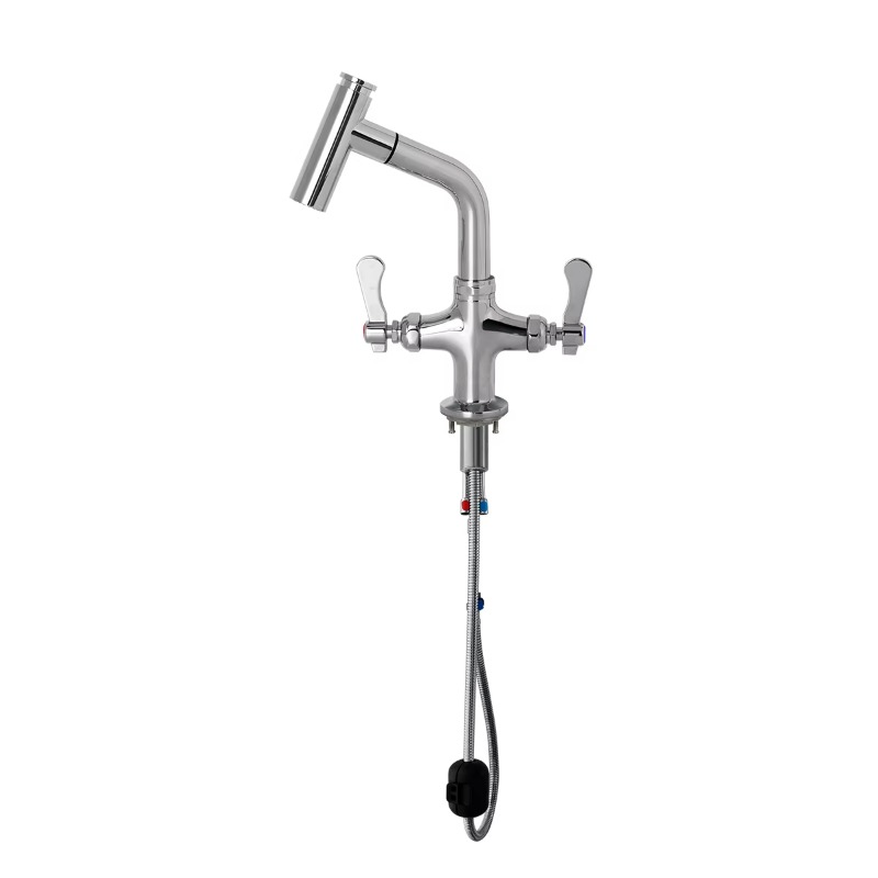 Keran Wastafel Dapur Luar Ruan - Commercial Kitchen Double Sink ulasan dan harga