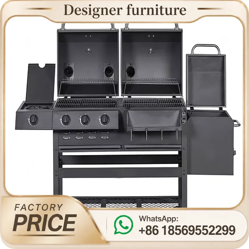Pemanggang BBQ Gas Arang Tanpa - Commercial Kitchen Grill ulasan dan harga