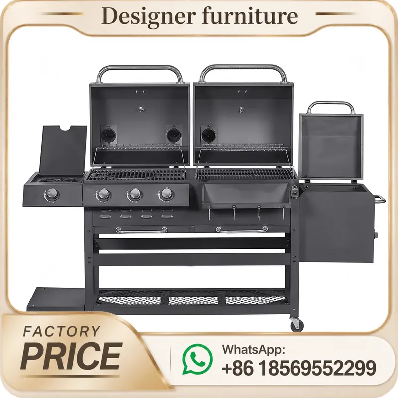 Pemanggang BBQ Gas Arang Tanpa - Commercial Kitchen Grill ulasan dan harga