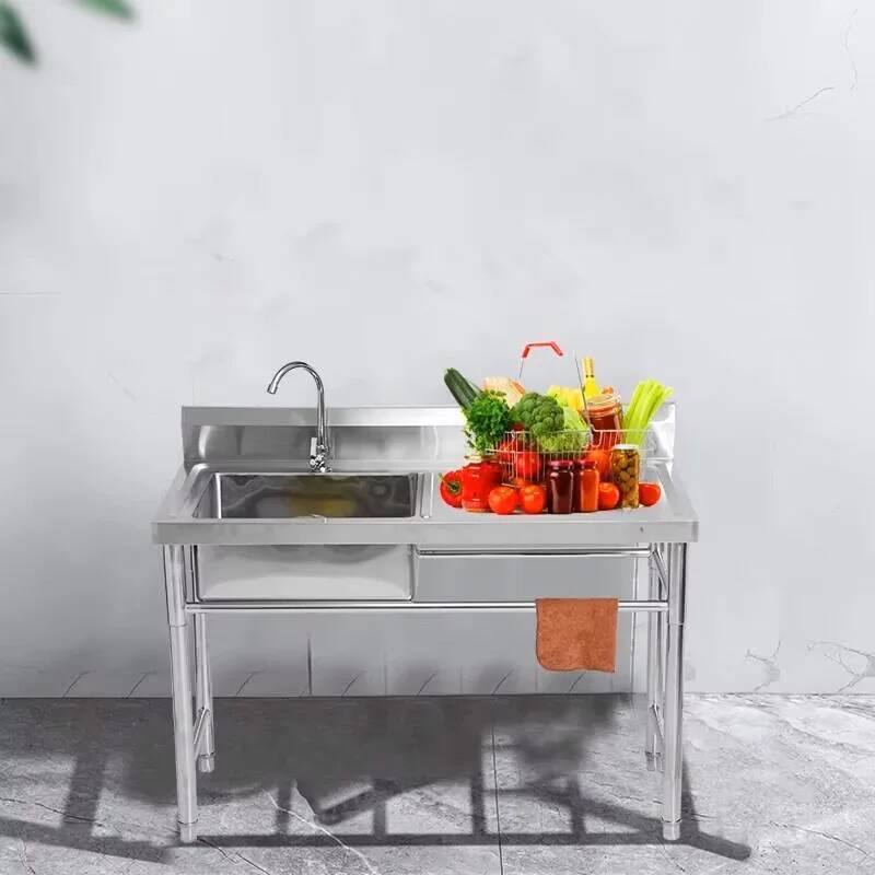 Wastafel Dapur Stainless Steel - Commercial Kitchen Double Sink ulasan dan harga